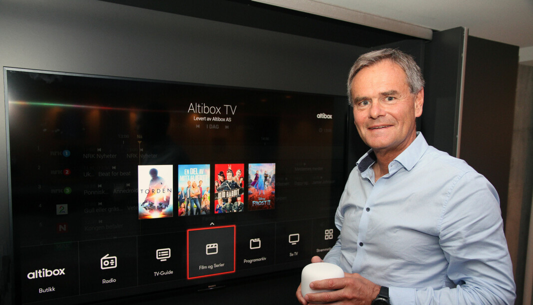 Tor Morten Osmundsen i Altibox forhandler nå med TV2 om distribusjon av kanalens innhold.