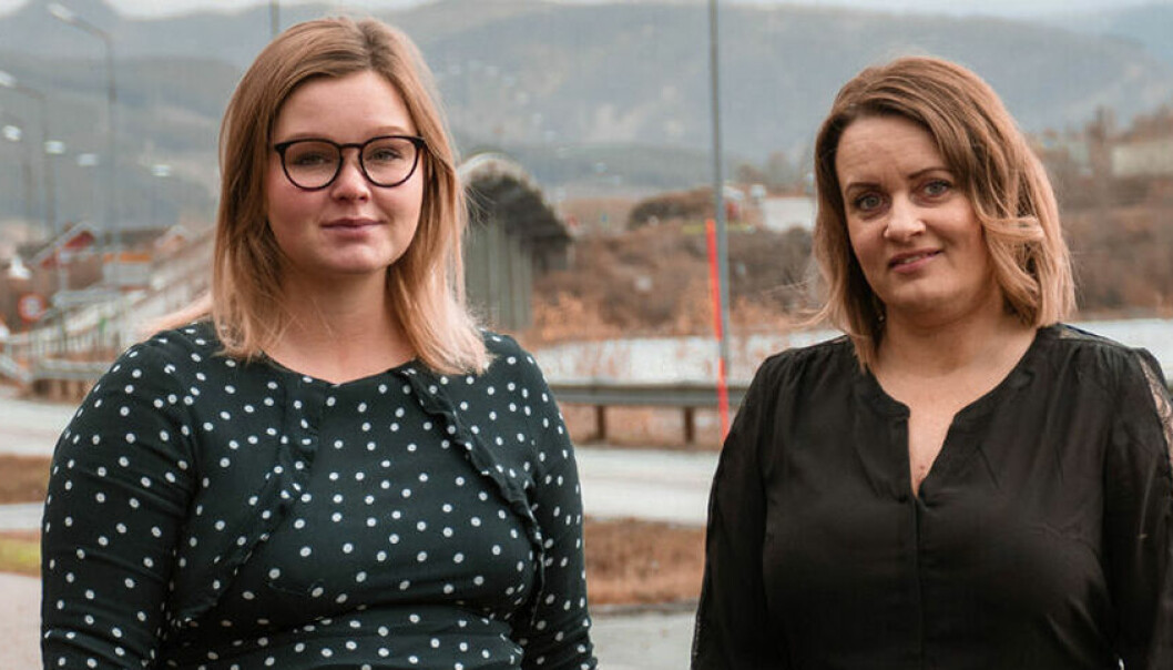 Disse to damene sitter med makten i Hadsel kommune. Fra venstre: ordfører Aina Nilsen (Sp) og varaordfører Lena Arntzen (H). Foto: Verena Wugeditsch