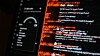 Programkode på skjerm kode programmering hacking